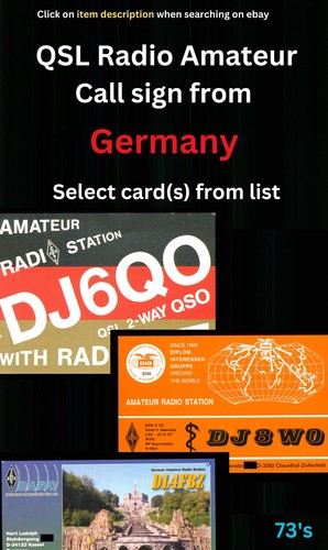Qsl amateur radio card - qsl,
