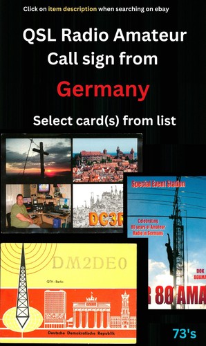 Qsl amateur radio card - qsl,