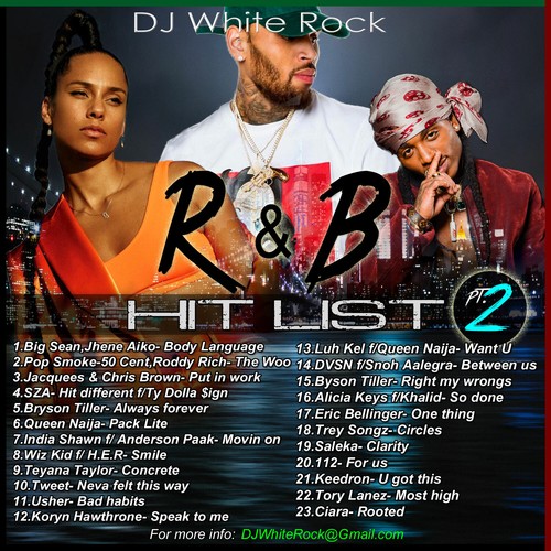 White rock hit list - white,