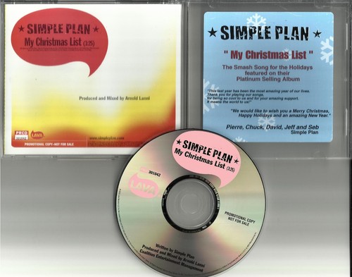 Simple plan christmas list - my,