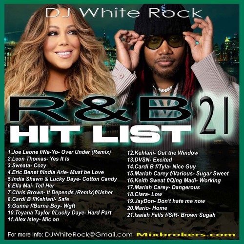 White rock hit list - white,