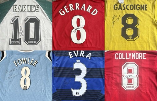 Maglie calcio autografate